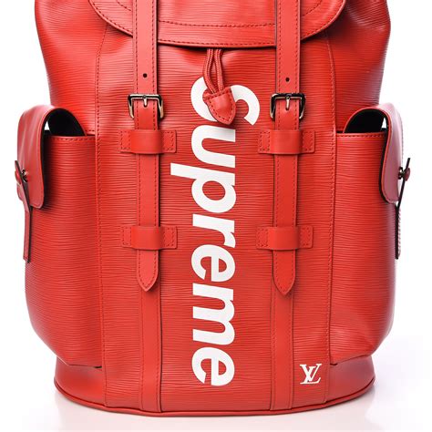 【開箱】紅!!! LV X Supreme CHRISTOPHER PM 